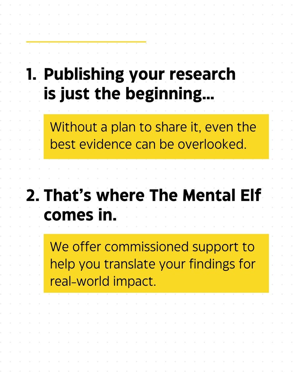 Mental_Elf's tweet image. 🚀 Turn your mental health research into real-world impact.
📲 We help researchers share evidence through social media, podcasts, videos, webinars and more.
⏰ Time for some #ElfHelp?
nationalelfservice.net/disseminate-yo…