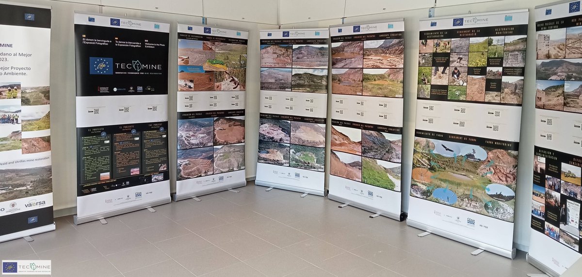 LIFE TECMINE (@lifetecmine) on Twitter photo 🌍 On #WorldEnvironmentDay we highlight the importance of #ecologicalrestoration and the protection of ecosystems.
📸🖼️ Celebrate it by visiting the #PhotographicExhibition “New landscape of the #MinaFortuna” at the Interpretation Centre of the #PNSerraCalderona of <a href="/GVAparcs/">GVA Parcs Naturals</a>. 🌍 On #WorldEnvironmentDay we highlight the importance of #ecologicalrestoration and the protection of ecosystems.
📸🖼️ Celebrate it by visiting the #PhotographicExhibition “New landscape of the #MinaFortuna” at the Interpretation Centre of the #PNSerraCalderona of <a href="/GVAparcs/">GVA Parcs Naturals</a>.