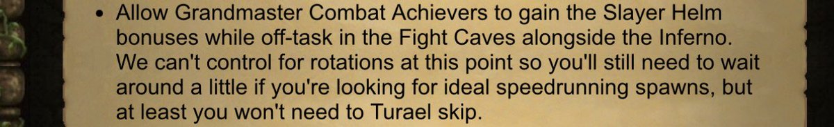 <a href="/OldSchoolRS/">Old School RuneScape</a> Move this reward to master perhaps? It seems a bit odd having both zuk and jad at the same tier.