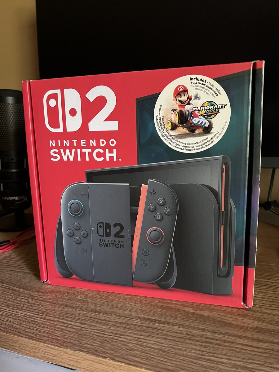 Switch 2 secured! I’m so excited dude!!