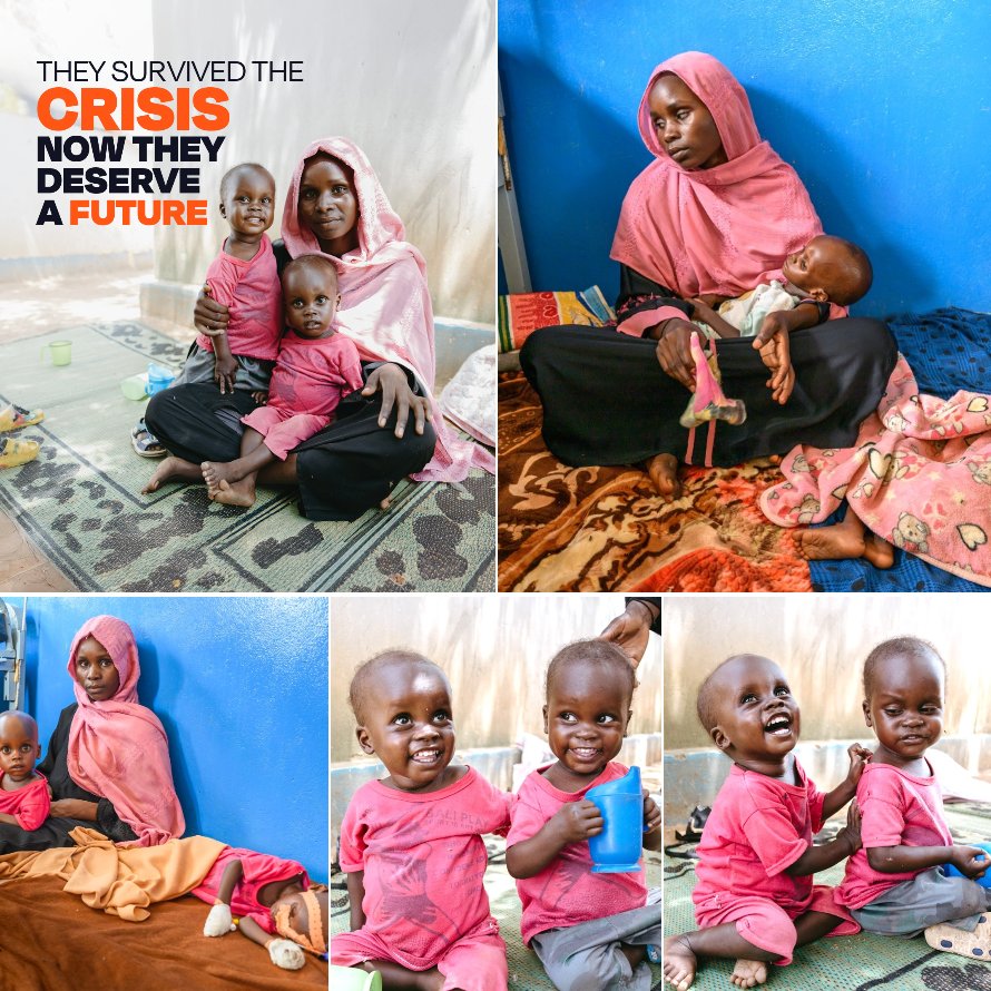 Tahani fled deadly violence in Sudan carrying her twin sons, Adam and Adeeb. By the time they reached safety in Chad, both babies were severely malnourished.

Thanks to a World Vision-supported nutrition clinic, they’ve made a miraculous recovery. Now they smile, play, and
