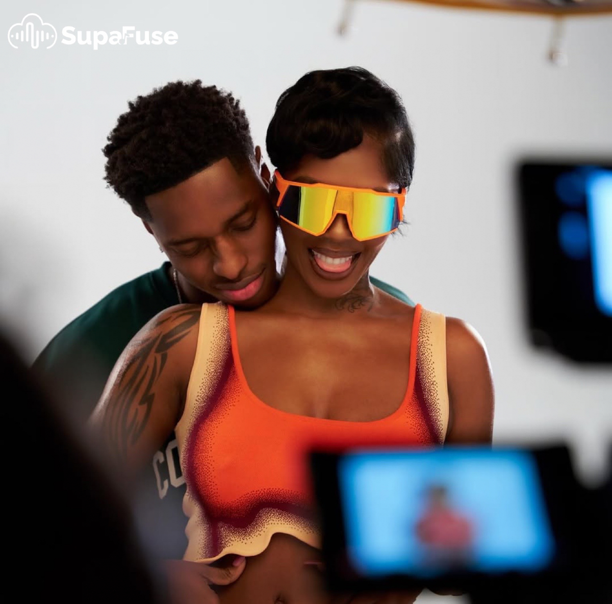 SupaFuseHQ's tweet image. BTS shots 📸 📸 from Tiwa Savage newly released #you4me music 📹 
.
#supafuse #tiwa #tiwasavage #tiwasavagefans #tiwasavageworldwide #tiwasavageriaartists #tiwasavagelovers #mamajamjam #jamil #africanbadgyal #africanbadgirl #explore #nigeriancelebrities #fyp #bts #btsshoot