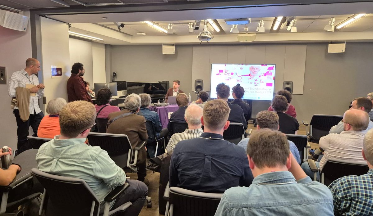 My MaMI paper, “Music and Sound in Aleatoric Filmmaking: The Case of 𝘌𝘯𝘰 (2024),” was a new strand of my research on the intersection of new media technologies and popular music culture, arising from my recent <a href="/Researchirel/">Research Ireland</a>-funded postdoc Research Fellow role at <a href="/TrinityFilm1/">Film Department, Trinity College Dublin</a>.