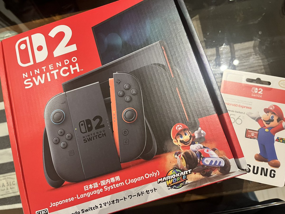 virtual_JUNIA's tweet photo. きちぁぁぁぁぁーーーーー！！！！！😍😍😍😍

後でデータ移行しよ〜っと😋😋😋

#NintendoSwitch2 https://t.co/SaBTk6EPYQ