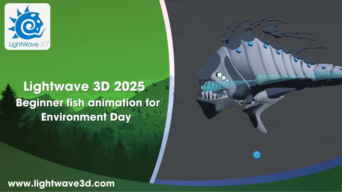 Lightwave 3D - Beginner fish animation for Environment Day
youtu.be/oCGX5oavRcY