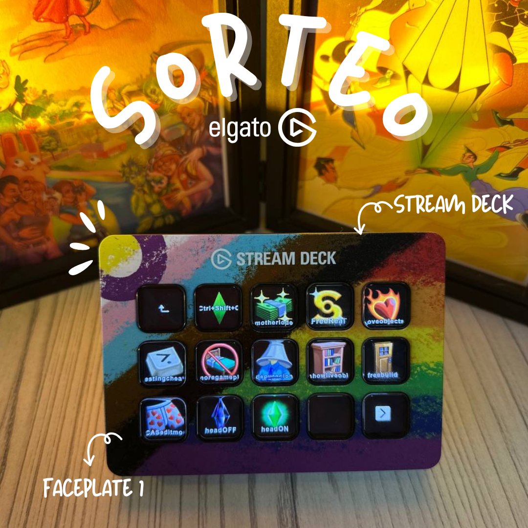 mario_principe's tweet photo. 📢 Atención creadores de contenido y simmers 📢

Para celebrar el mes del orgullo @elgatoES y yo vamos a sortear 1 Stream Deck MK2 + 2 faceplates 🏳️‍🌈
Igual que el mío🤍 

Para participar:
✅Follow @elgatoES y @mario_principe
✅ RT + ❤️

🌐 Sólo España y sólo un ganad@r

Se anunciará al ganad@r el viernes 13 de junio