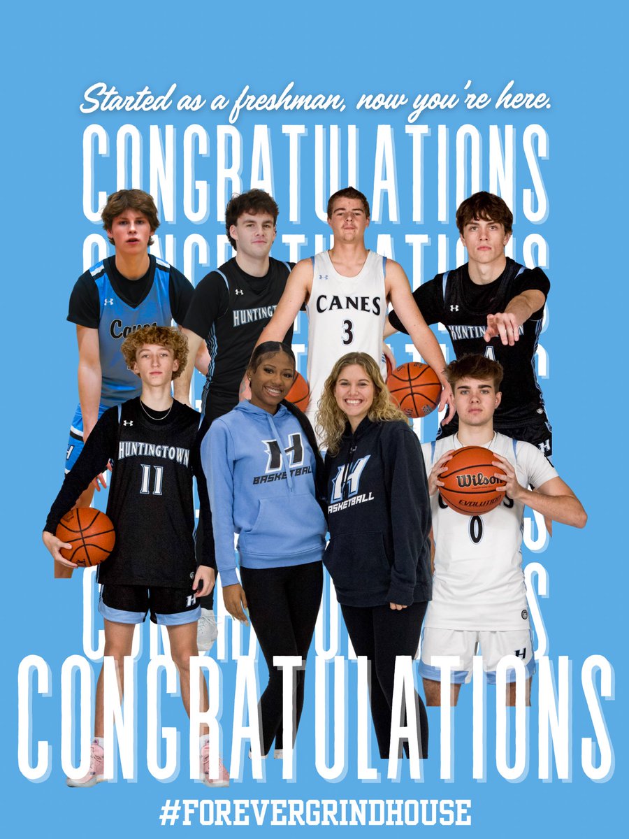 CONGRATS! 
Our seniors walk across that stage today. Go be LEGENDARY 🩵 #GrindHouseForever