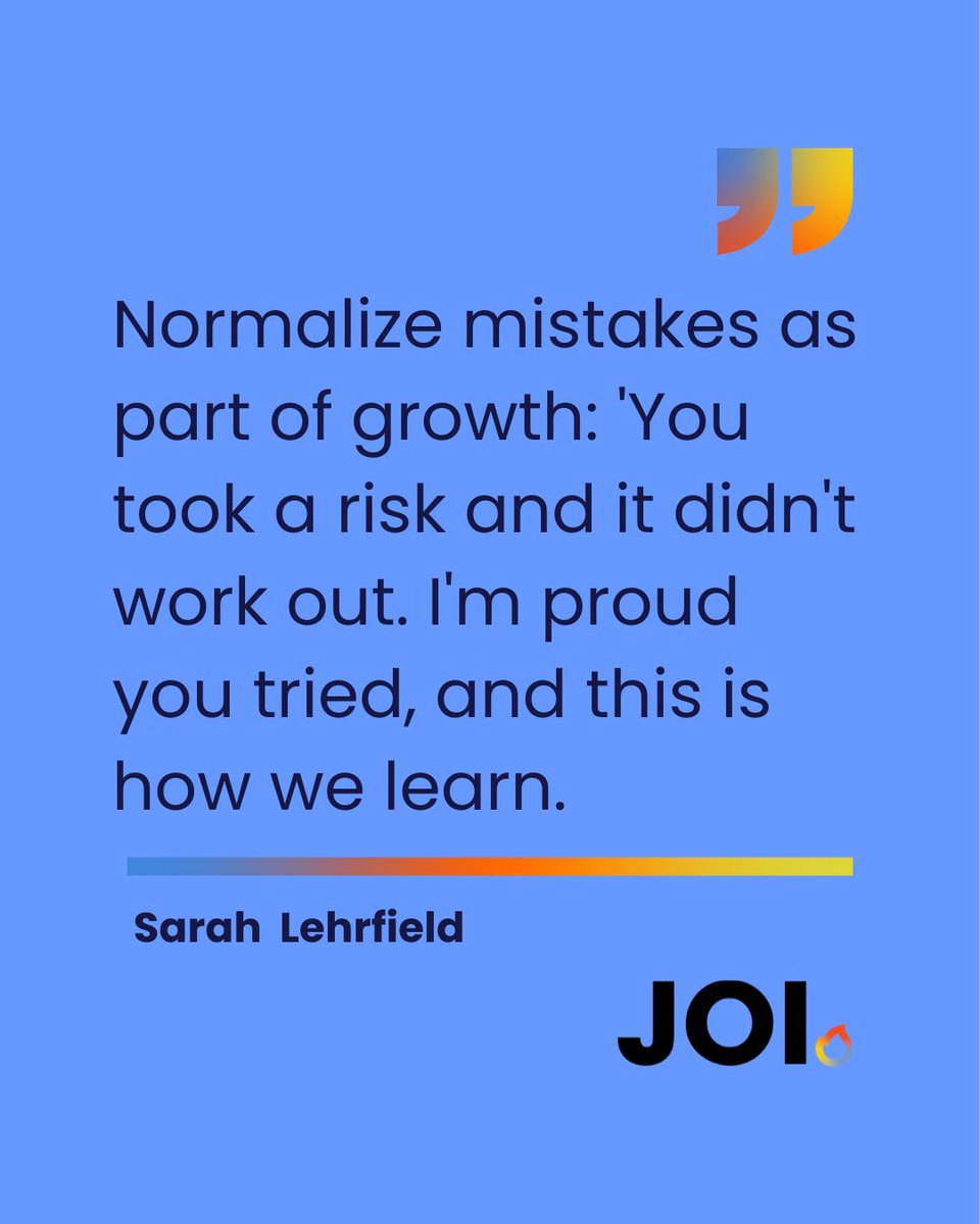 JOI_denver's tweet image. Instead of saying “You’re better than this,” try:
“You took a risk and it didn’t work out. I’m proud you tried, this is how we learn.”

#PositiveParenting #GrowthMindsetForKids #EmotionalIntelligence #resilientkids #ParentingSupport #KidsMentalHealth