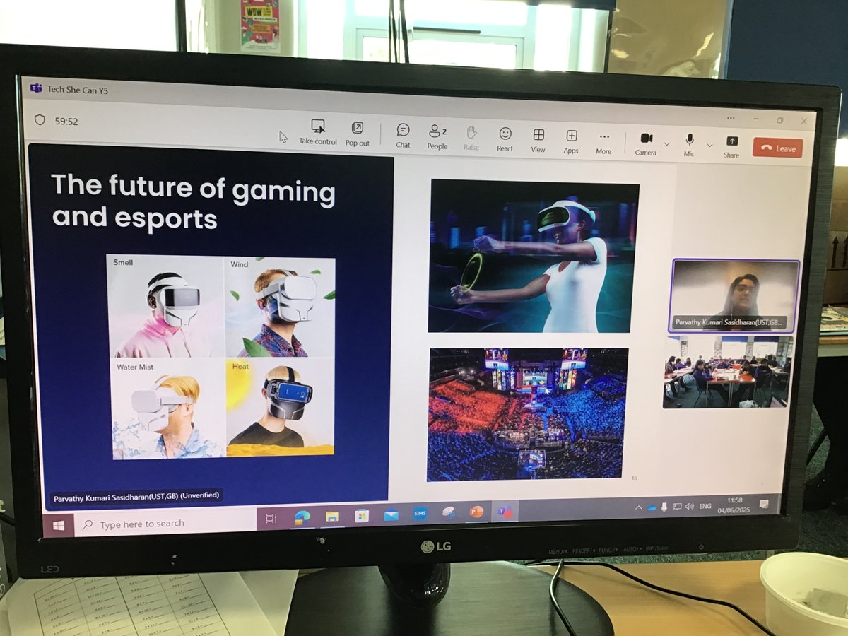 shipley_ce's tweet photo. Thank you Pavarthy for Y5‘s online workshop about Esports. @STEMLearningUK @Tech_She_Can #techshecan @WeAreBDAT https://t.co/j4663XdM3Y