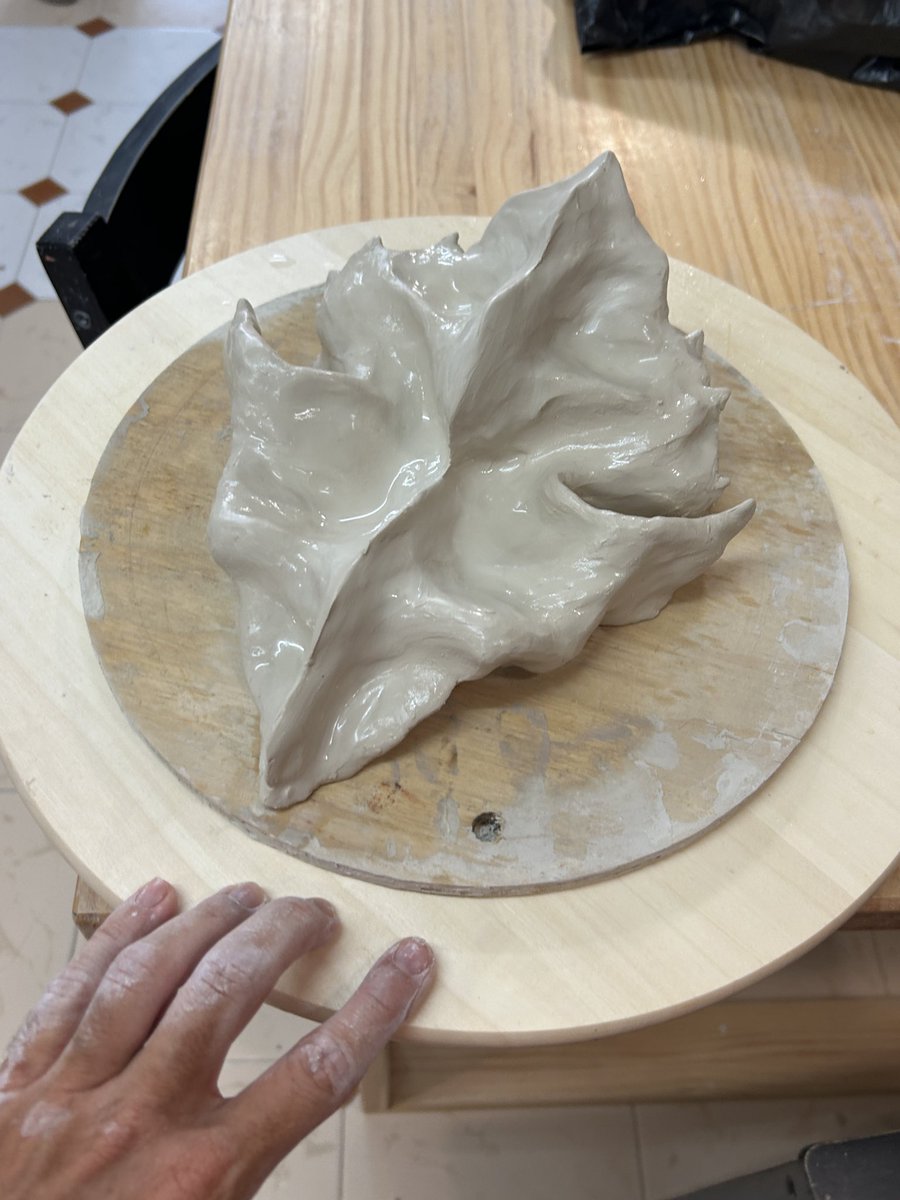 good to be back with my hands on clay