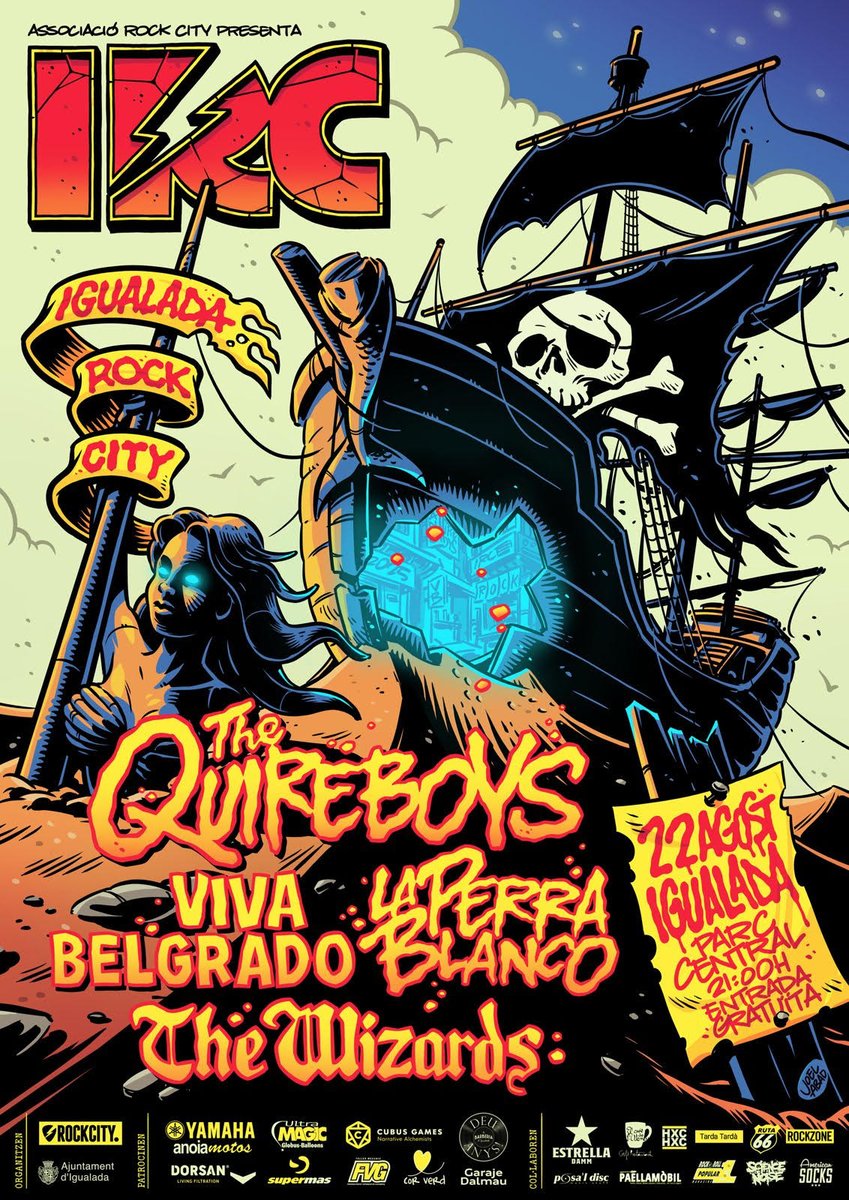 🔥 Quireboys to headline Igualada Rock City Festival 2025 🔥

Get ready, Spain 🤘 The summer festival season just got even better, Quireboys will be headlining a fantastic FREE ENTRY festival just outside Barcelona this Aug!

#igualadarockcity #igualadarockcity2025 #ircfest2025