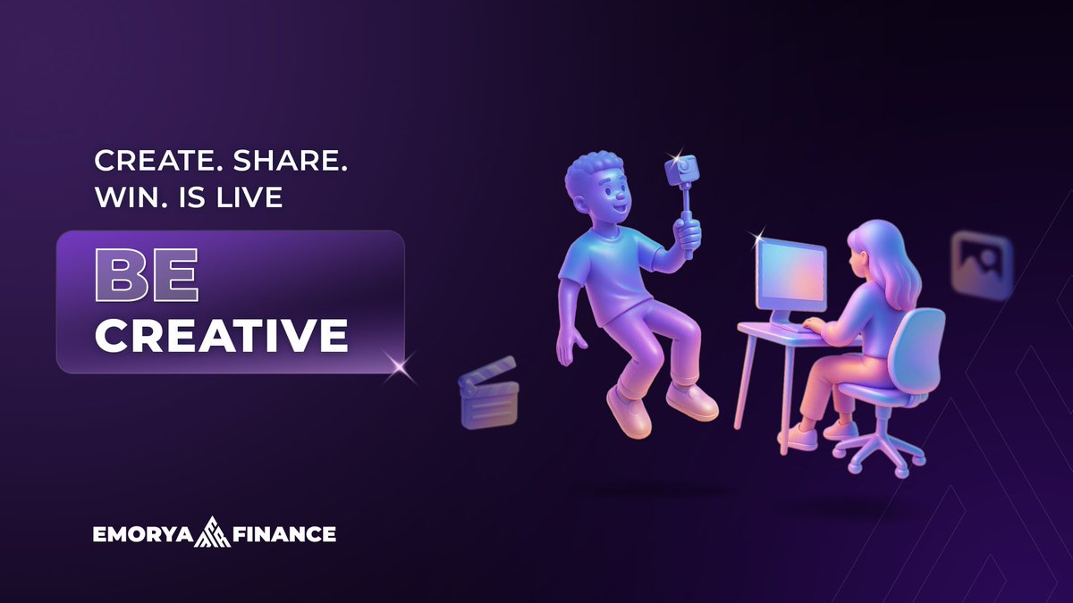 🚨💥 IT'S LIVE! 💥🚨

🎉 The “Be Creative” Contest by Emorya it’s LIVE!

🖌️ Time to unleash your creativity and show the world the Emorya story in your own style!

✅ Post your original content on X, Instagram, Facebook, TikTok, or YouTube
✅ Use ALL these hashtags:
#EMORYA