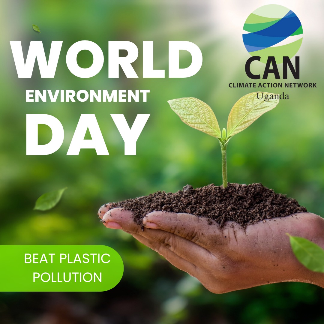 This #WorldEnvironmentDay,we  cal on all Ugandans to #BeatPlasticPollution.

Plastic is choking our land, water &amp; health. It’s time to act:
🚯 Reduce single-use plastics
🔁 Promote reuse &amp; recycling
📢 Demand stronger policies

🌿 A cleaner Uganda is possible.
#ClimateAction