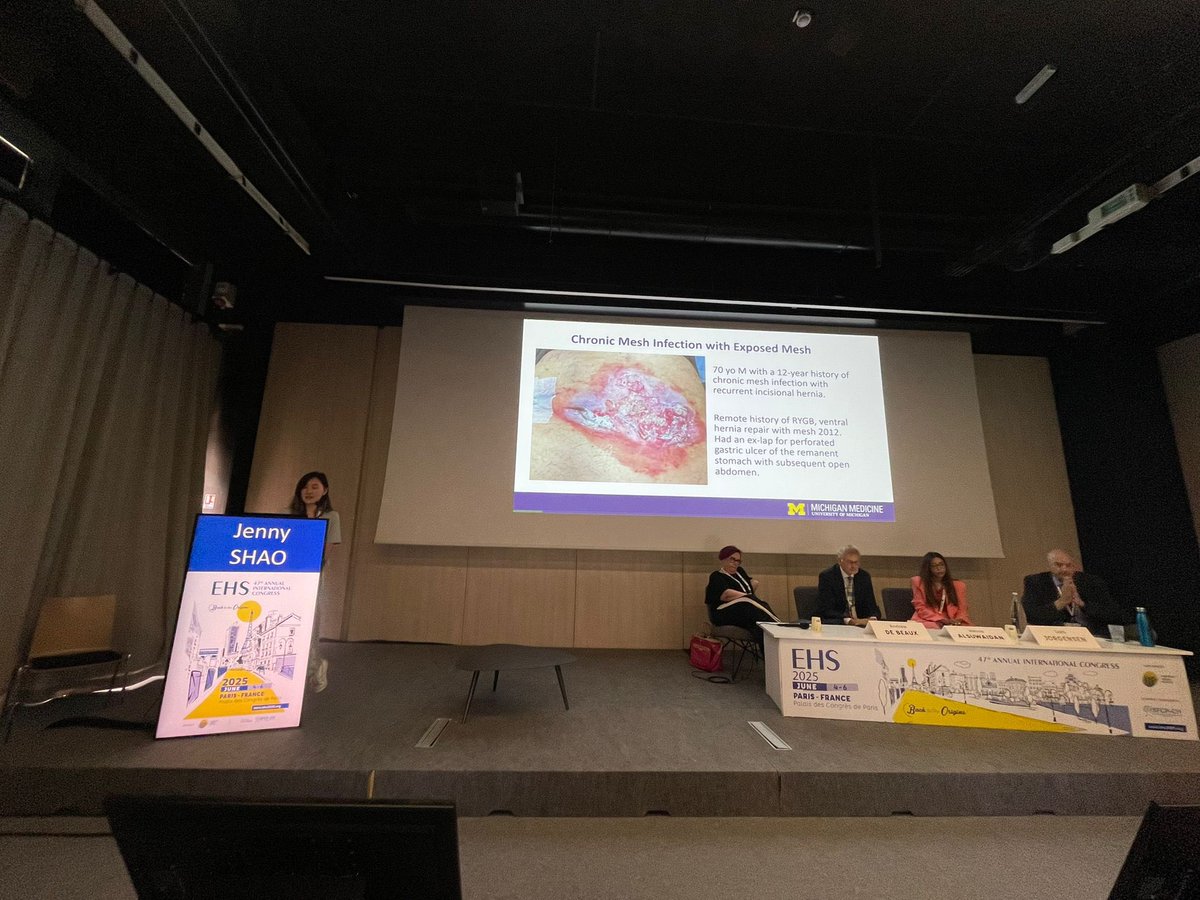 HERnia Surgeons Alliance (HERSA) (@herniasalliance) on Twitter photo <a href="/jennyshaomd/">Jenny Shao, MD, FACS (she/her)</a> presenting complex cases <a href="/eurohernias/">European Hernia Society</a>! Did you know that chronic mesh infections can become squamous cell cancer?! Neither did we… 🤯 #HERSA <a href="/AmericanHernia/">American Hernia Society</a> <a href="/jennyshaomd/">Jenny Shao, MD, FACS (she/her)</a> presenting complex cases <a href="/eurohernias/">European Hernia Society</a>! Did you know that chronic mesh infections can become squamous cell cancer?! Neither did we… 🤯 #HERSA <a href="/AmericanHernia/">American Hernia Society</a>