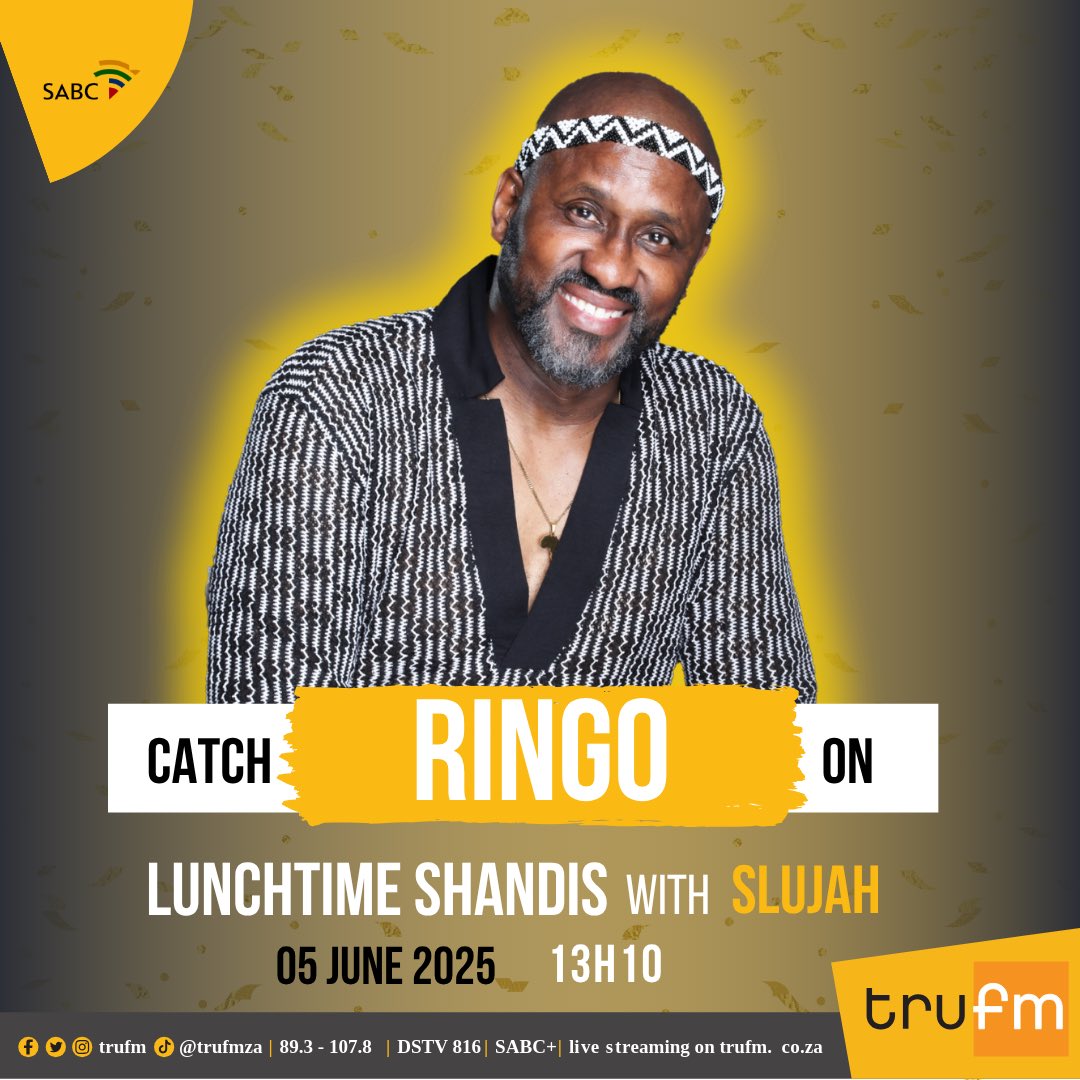 #Uvala 
#Skaftin 

We’re indulging in #Skaftin sika Ringo Madlingozi.

Ringo - Nomsa

Bob Marley &amp; The Wailers - Redemption

Stevie Wonder - Love's In Need Of Love Today

#LunchTimeShandis