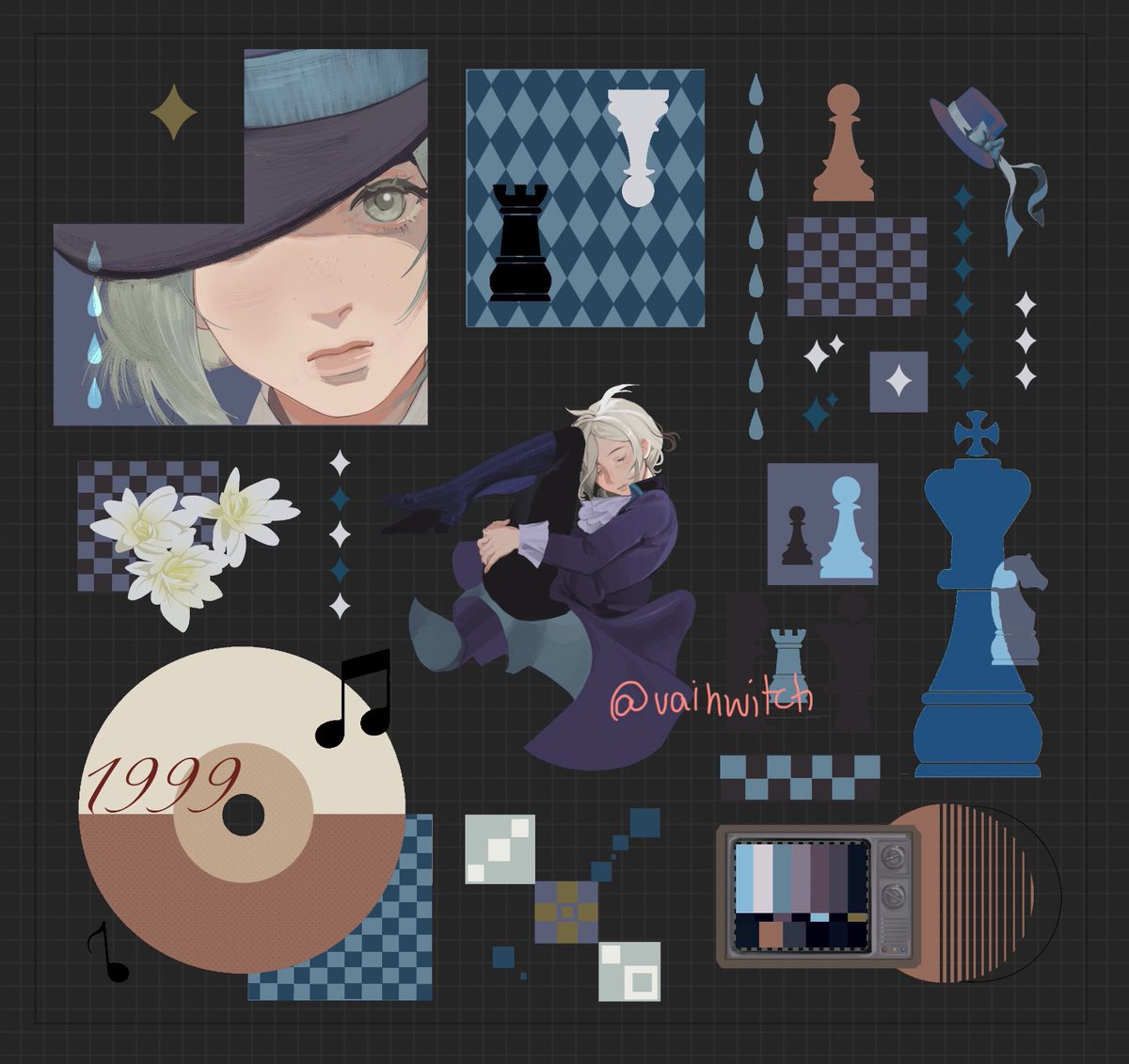 vainwitch's tweet image. stickers 
#reverse1999
