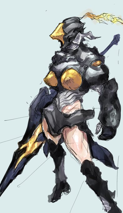 女騎士的なものを描きたかった落書き 