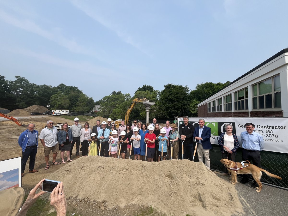 Thank you to everyone who came out for the Groundbreaking Ceremony for the Horace Mann School Project! The weather was beautiful, and the kids were thrilled. 

<a href="/RuthanneFuller/">Mayor Ruthanne Fuller</a> <a href="/newton_ps/">Newton Public Schools, MA</a>