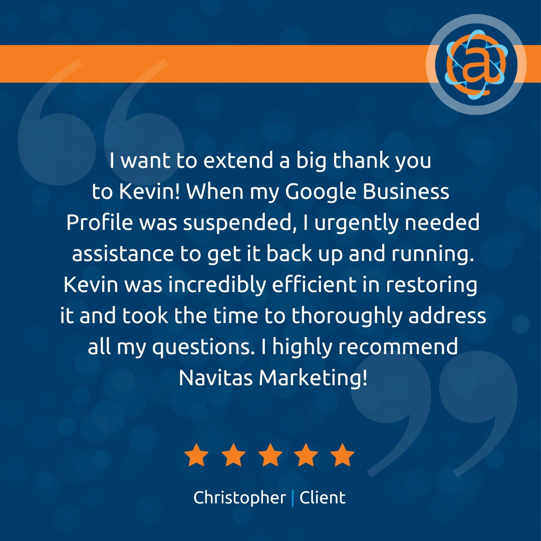⭐ Thankful Thursday ⭐

Thank you, Christopher, for your kind words and for recommending us so highly! We are proud of our efficiency and hope to work with you again soon!

#testimonial #thankful #grateful #marketing #digitalmarketing #navitasmarketing