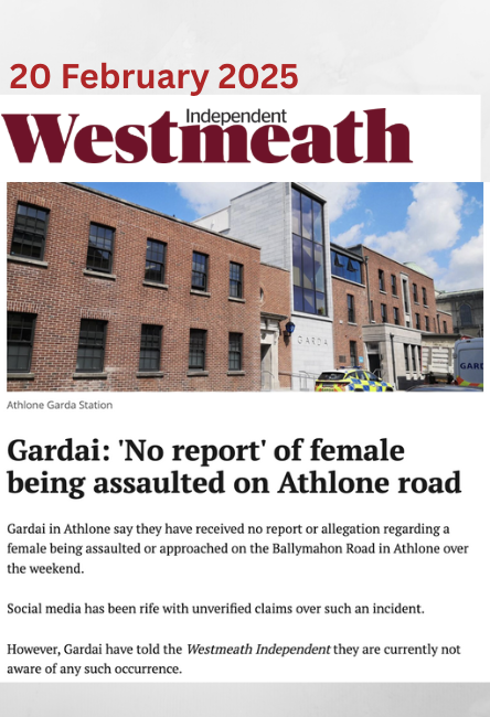 Nick_Delehanty's tweet photo. In February, several online accounts reported an attack on a woman in Athlone. The Gardaí sent out a statement denying they had received any reports.

Yesterday, an asylum seeker was arrested and appeared in court accused of raping a woman in Athlone on 17 February. 

The man was arrested at Crooksling IPAS centre at 7am yesterday morning. 

The operator of Crookislling IPAS centre is IGO Cafe, run by David Mooney. Last year he received €60million+ from the State. 

Earlier this year I received FOI documents from the Dept outlining violent incident reports from a number of his IPAS centres including Crooksling (see below).  I sent these to several journalists and media outlets. None of whom, bar Gript, reported on the story.

If you complain about any of this you will be labelled a "far right racist" by tax funded NGOs and their sponsored accounts on here. 

Mainstream media will never platform you and almost no elected politician has the guts to stand by you.

These are the facts. 🇮🇪