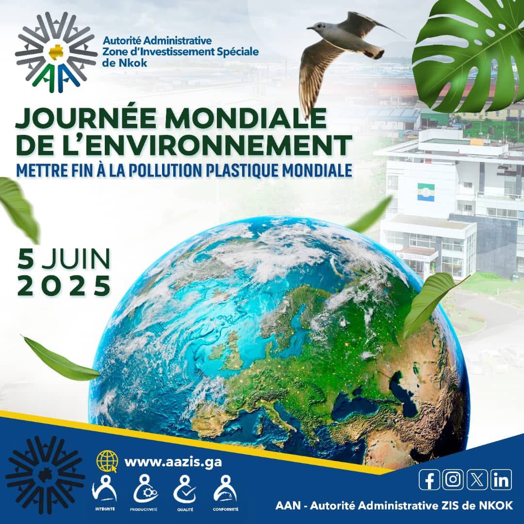 🌍 Mettre fin à la pollution plastique, c’est possible.
Au #Gabon, la #ZISdeNkok agit avec Jia Ming Plastics :
♻️ 14M de bouteilles recyclées en 2023

#Environnement #ÉconomieCirculaire #JournéeMondialeDelEnvironnement