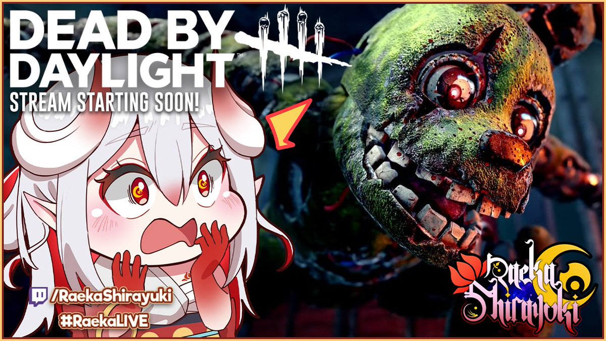 Raeka_Shirayuki's tweet photo. DbD stream moved a bit later. See you later!
8:30pm (GMT+8)
https://t.co/JwbtXKU1O6
#Raekathon
#RaekaS https://t.co/YKVG4pMkKQ