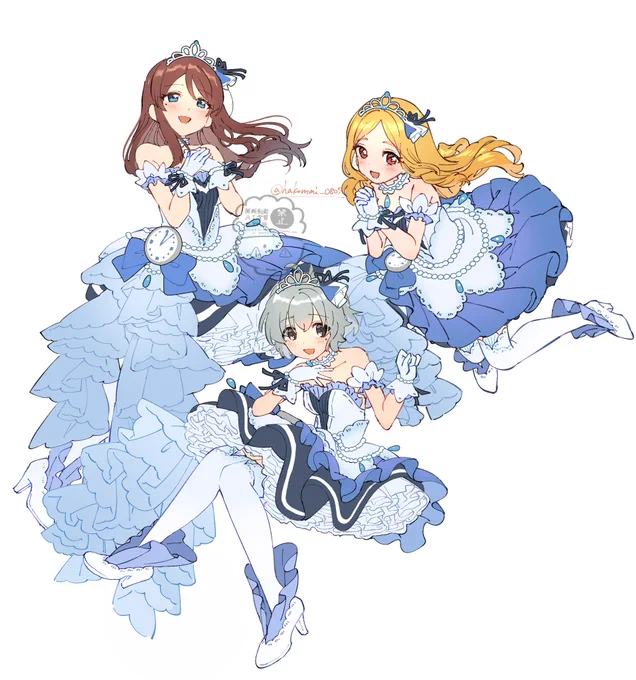 #デレステ10thまで100日なのでアイドル190人全員描きたい 11日目 古澤頼子 成宮由愛 望月聖