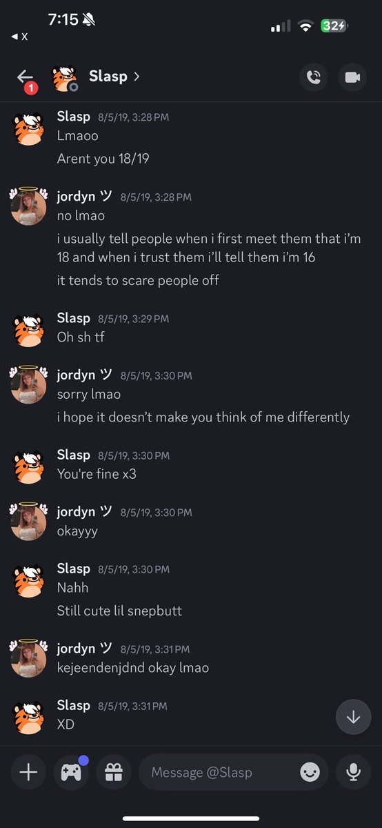TickTheDragon's tweet photo. apparently this is a universal experience so here’s my experience with him, just adding a few screenshots but as you can see, the first one he legit acknowledged my age and continued to speak to me. https://t.co/mq5CFIRLEk