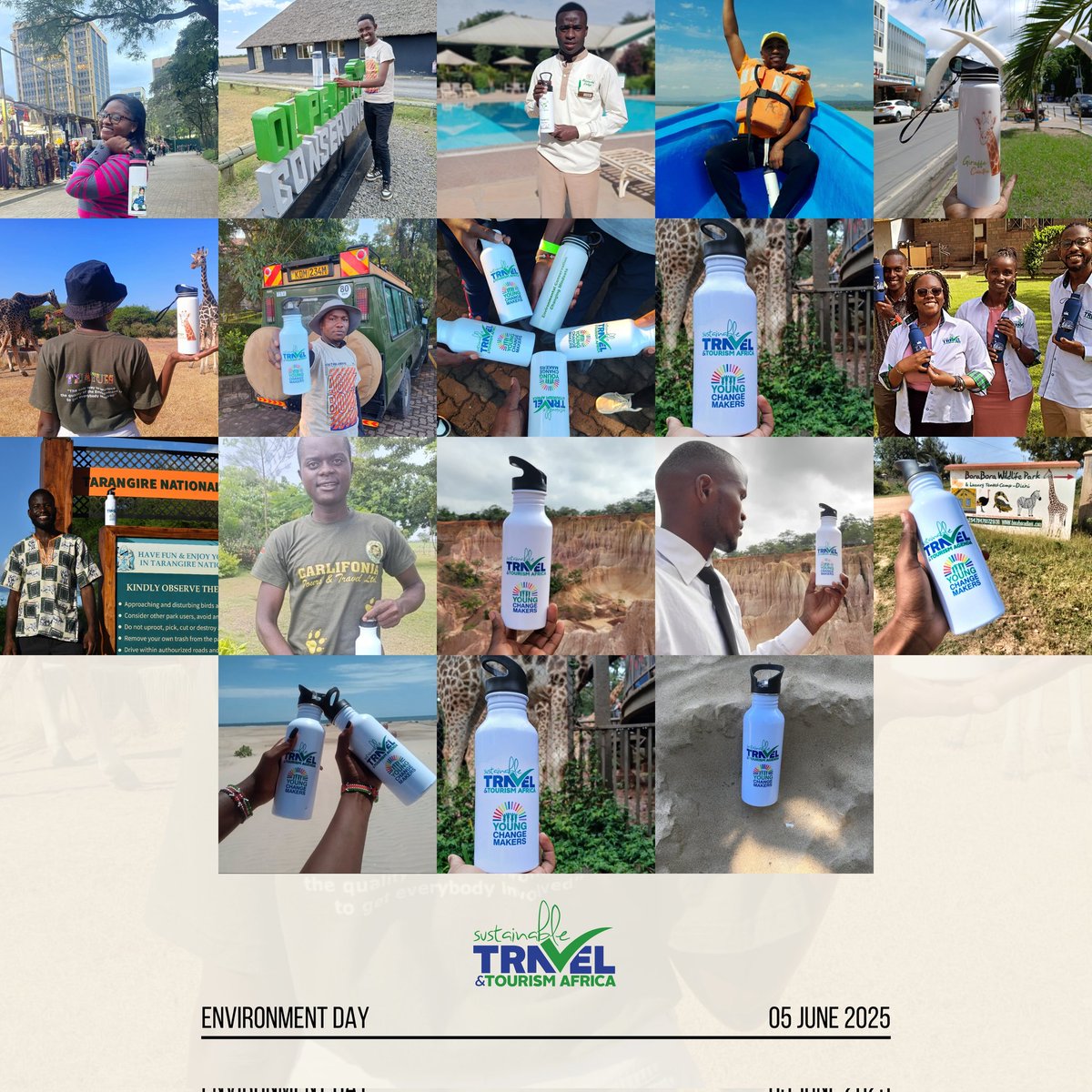 Challenge from MARAFA HELL'S KITCHEN, Kilifi  County. HAPPY WORLD ENVIRONMENT DAY
 #BEATPLASTICPOLLUTION.
#STTABringYourOwnBottle
#Youngchangemskers 
#WorldEnvironmentDay2025
<a href="/GonaJudy/">Judy Kepher Gona #sttaconsulting</a> <a href="/STTAKenya/">Sustainable Travel & Tourism Africa-Consulting</a> <a href="/GiraffeCenter/">AFEW Kenya - Giraffe Centre</a> <a href="/LetsGoTravelKE/">Lets Go Travel</a> <a href="/mksu_official/">Machakos University</a>