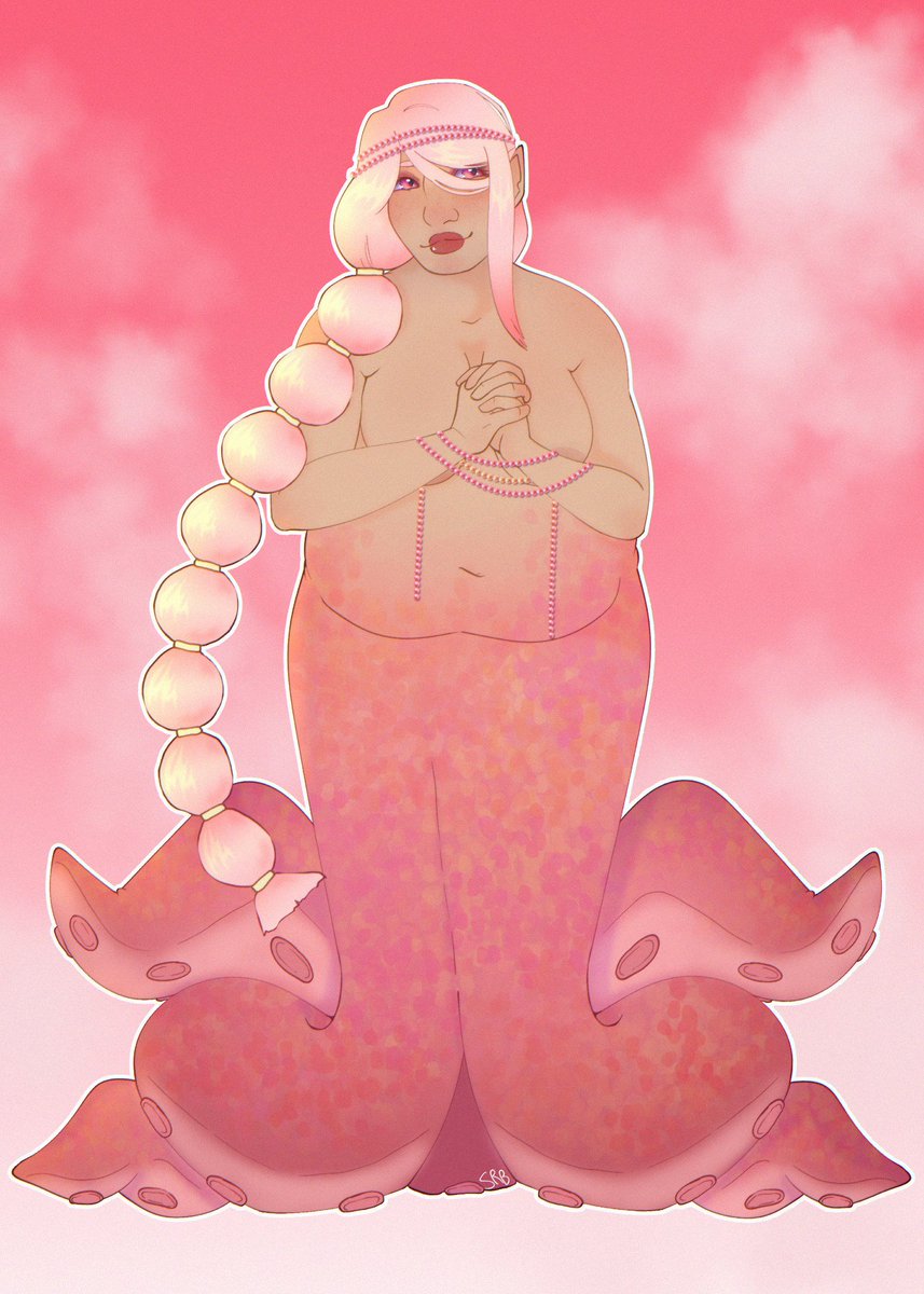 SystemReb00t_'s tweet photo. character: soraya aubert (my oc) / 34 - she/her

forgot about mermay until a few days ago and decided i needed to draw a mermaid before i went crazy. anyway heres soraya bc shes pink and shes pretty and i love her

#tgu #thegalaciauniverse #tgu_kingdomofmine
#digitalart #ocart https://t.co/7TB6C2yitU