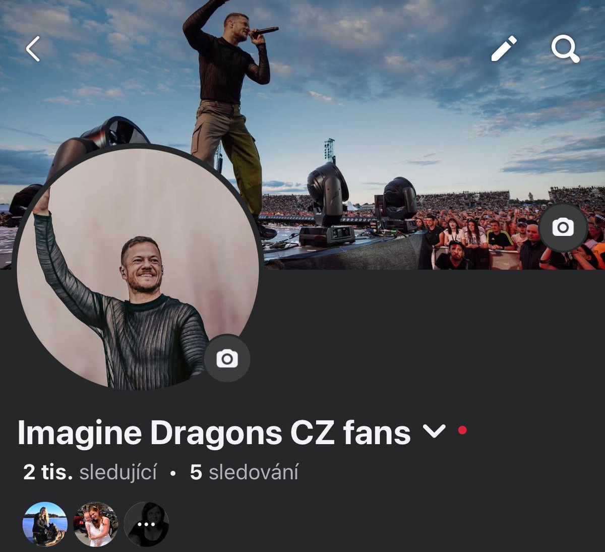 Imagine Dragons CZ fans tweet media