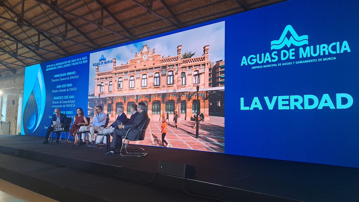 @IserranoSánchez participando en el panel de expertos <a href="/laverdadeventos/">laverdadeventos</a> habla sobre los retos en la digitalización integral del agua y el papel fundamental que jugarán los proyectos #PERTE_CicloDelAgua #NextGenerationEU #DigitalizacionAgua <a href="/laverdad_es/">laverdad_es</a>