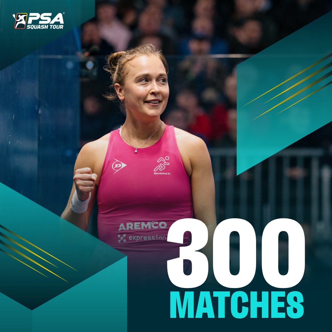 PSA Squash Tour (@psasquashtour) on Twitter photo 3๏ธโฃ0๏ธโฃ0๏ธโฃ๐
A milestone match for <a href="/TinneGilis/">Tinne Gilis</a> later today as she plays Nouran Gohar for a spot in the <a href="/BritOpenSquash/">British Open</a> semi-finals ๐ 3๏ธโฃ0๏ธโฃ0๏ธโฃ๐
A milestone match for <a href="/TinneGilis/">Tinne Gilis</a> later today as she plays Nouran Gohar for a spot in the <a href="/BritOpenSquash/">British Open</a> semi-finals ๐