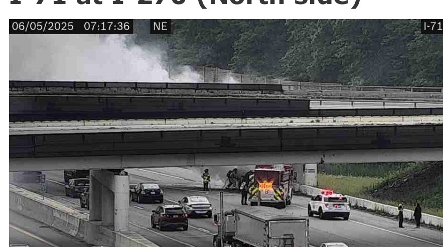 Vehicle fire - 71 NB past 270 on the northside <a href="/wsyx6/">WSYX ABC 6</a> <a href="/fox28columbus/">FOX 28 Columbus</a> #GDCTeamTraffic