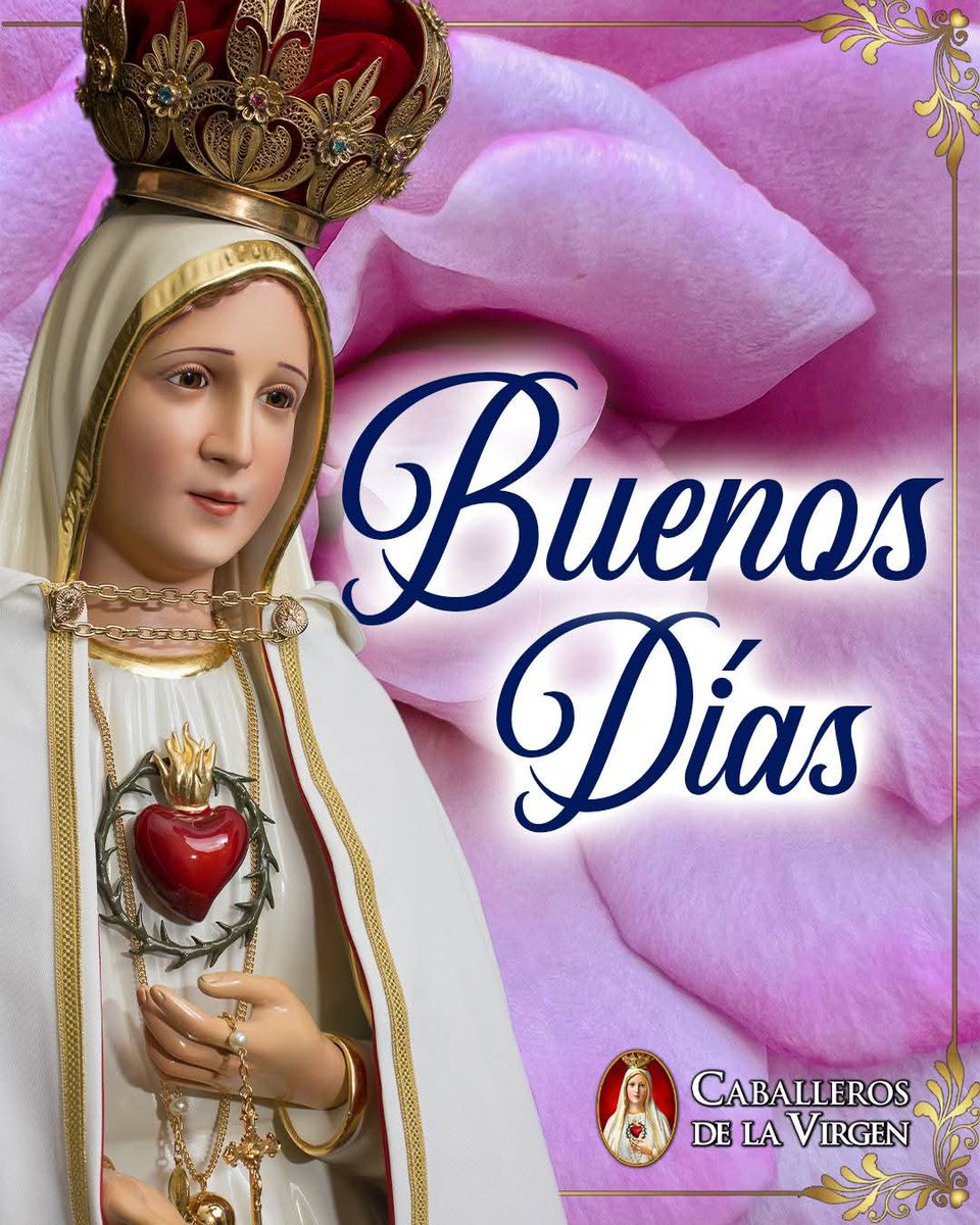 RuizHurtadoRE's tweet photo. Buenos Días, Señor.!!
Comienza un nuevo día y #EnTusManos lo deposito. Que tu gracia lo llene todo, que tu amor me guíe y tu paz me habite. Virgen María, #CaminaConmigo. Hoy quiero vivir con fe, servir con alegría y amar sin medida. https://t.co/GSHMKENtRw