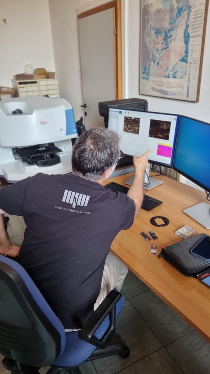 sifoGeoArch's tweet image. Back to the lab!
At @SienaUniversity conducting geochemical and sedimentological analyses!
#LastNeanderthals #geoarchaeology #FTIR #pH