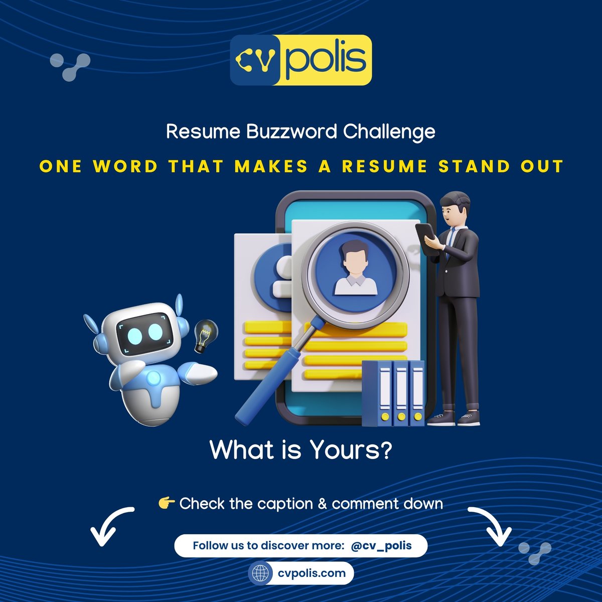 CVPolis's tweet photo. ⚡ One word can make or break your resume! What’s the most powerful word every resume should have? 🚀

💬 Comment your best resume power word below! 👇

📢 Example: Leadership. Growth. Strategy.

✅ Make the right first impression.
Start now at https://t.co/Eriy58KoIx https://t.co/jNqijf8buf