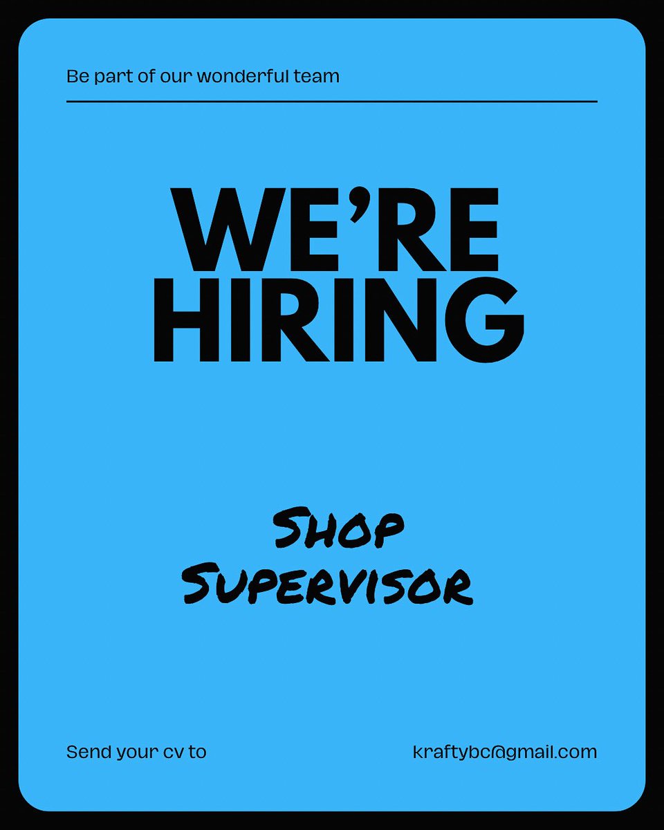 Interrupting our usual beer programming to announce that we are hiring! 

We are looking for a craft beer enthusiastic Supervisor (part-time) to be part of our wonderful team.

Sound intriguing? Full job spec can be found in the replies 🍺

#craftbeer #jobs #hiring #sheffield