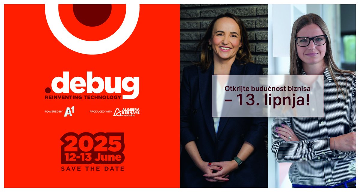 A1 Hrvatska ove je godine generalni sponzor .debug konferencije koja će se održati 12. i 13. 6. u Zagrebu! 🚀

U našoj promo zoni očekuju vas brojna ICT rješenja, prilike za networking i vrijedne nagrade, a na glavnom stageu uzbudljiva simulacija hakerskog napada. 💻 Vidimo se!