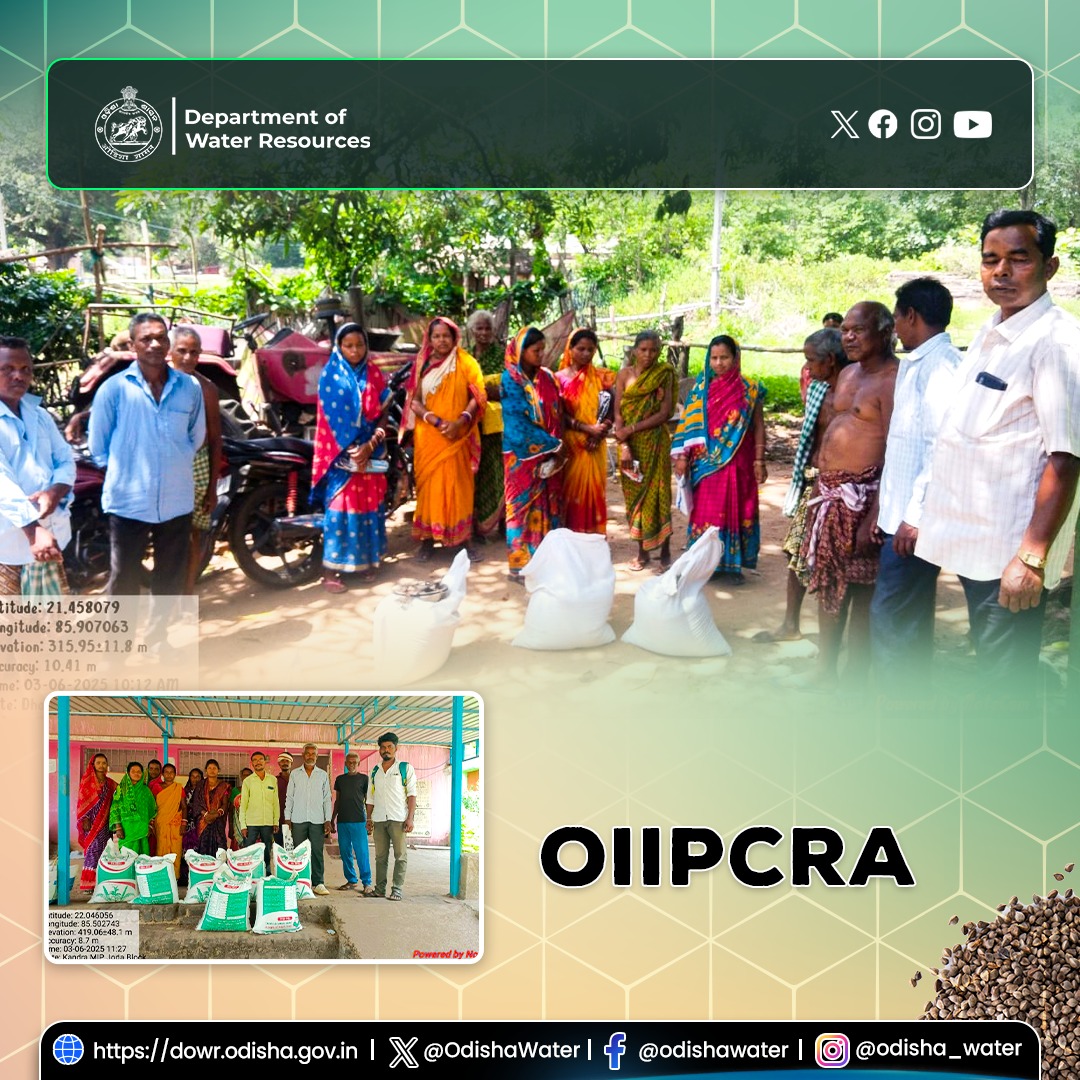 Deptt. of Water Resources (@odishawater) on Twitter photo Dhanicha seed distributed to 12 beneficiaries in Joda Block and at Badajamuposi village under Badajamuposi MIP, Ghatagaon, #KendujharDistrict. #OdishaWater #GreenManure #SustainableFarming
<a href="/CMO_Odisha/">CMO Odisha</a> <a href="/DC_Odisha/">Office of Development Commissioner, Odisha</a> <a href="/_anugarg/">Anu Garg</a> <a href="/IPR_Odisha/">I & PR Department, Odisha</a> <a href="/OIIPCRA_OCTDMS/">OIIPCRA</a> <a href="/OLICLTD/">Odisha Lift Irrigation Corporation Ltd.</a> <a href="/ltd_occ/">OCCLtd</a> <a href="/CE_Megalift/">Chief Engineer Megalift</a> Dhanicha seed distributed to 12 beneficiaries in Joda Block and at Badajamuposi village under Badajamuposi MIP, Ghatagaon, #KendujharDistrict. #OdishaWater #GreenManure #SustainableFarming
<a href="/CMO_Odisha/">CMO Odisha</a> <a href="/DC_Odisha/">Office of Development Commissioner, Odisha</a> <a href="/_anugarg/">Anu Garg</a> <a href="/IPR_Odisha/">I & PR Department, Odisha</a> <a href="/OIIPCRA_OCTDMS/">OIIPCRA</a> <a href="/OLICLTD/">Odisha Lift Irrigation Corporation Ltd.</a> <a href="/ltd_occ/">OCCLtd</a> <a href="/CE_Megalift/">Chief Engineer Megalift</a>