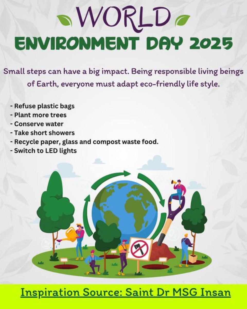 Let's all do our part to protect the planet in this #WorldEnvironmentDay2025 Let's be #sociallysparked (aka inspired).