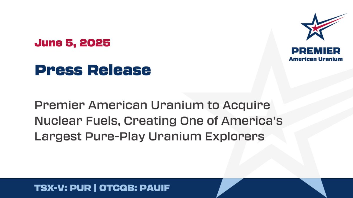 Premier American Uranium Inc. tweet media