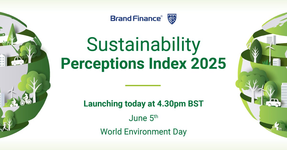 5th June is World Environment Day, the annual United Nations outreach day to encourage awareness and action to protect the environment. It’s a fitting day for Brand Finance to launch our 3rd iteration of the Sustainability Perceptions Index measuring the financial value of