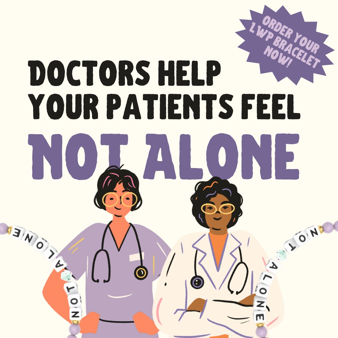 “NOT ALONE” encompasses our desire to insure no one living with, or caring for someone with migraine or other headache disease is ever alone.

Order your LWP bracelet: littlewordsproject.com/products/giveb…