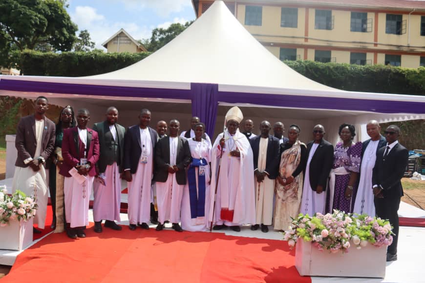 Namirembe Diocese (@bishopsvoice) on Twitter photo Yesterday Bishop Moses Banja commissioned the School Chapel Committee of St.Mark's College Namagoma. He urged them to provide leadership that enables God's work to be done effectively. He prayed & blessed them in Jesus Name. <a href="/Archbp_COU/">Archbishop Stephen Kaziimba</a> <a href="/Educ_SportsUg/">Ministry of Education and Sports - Uganda</a> <a href="/NamirembeYouth/">Namirembe Diocese Youth Department</a> <a href="/coufamilytv/">COU Family TV</a> Yesterday Bishop Moses Banja commissioned the School Chapel Committee of St.Mark's College Namagoma. He urged them to provide leadership that enables God's work to be done effectively. He prayed & blessed them in Jesus Name. <a href="/Archbp_COU/">Archbishop Stephen Kaziimba</a> <a href="/Educ_SportsUg/">Ministry of Education and Sports - Uganda</a> <a href="/NamirembeYouth/">Namirembe Diocese Youth Department</a> <a href="/coufamilytv/">COU Family TV</a>