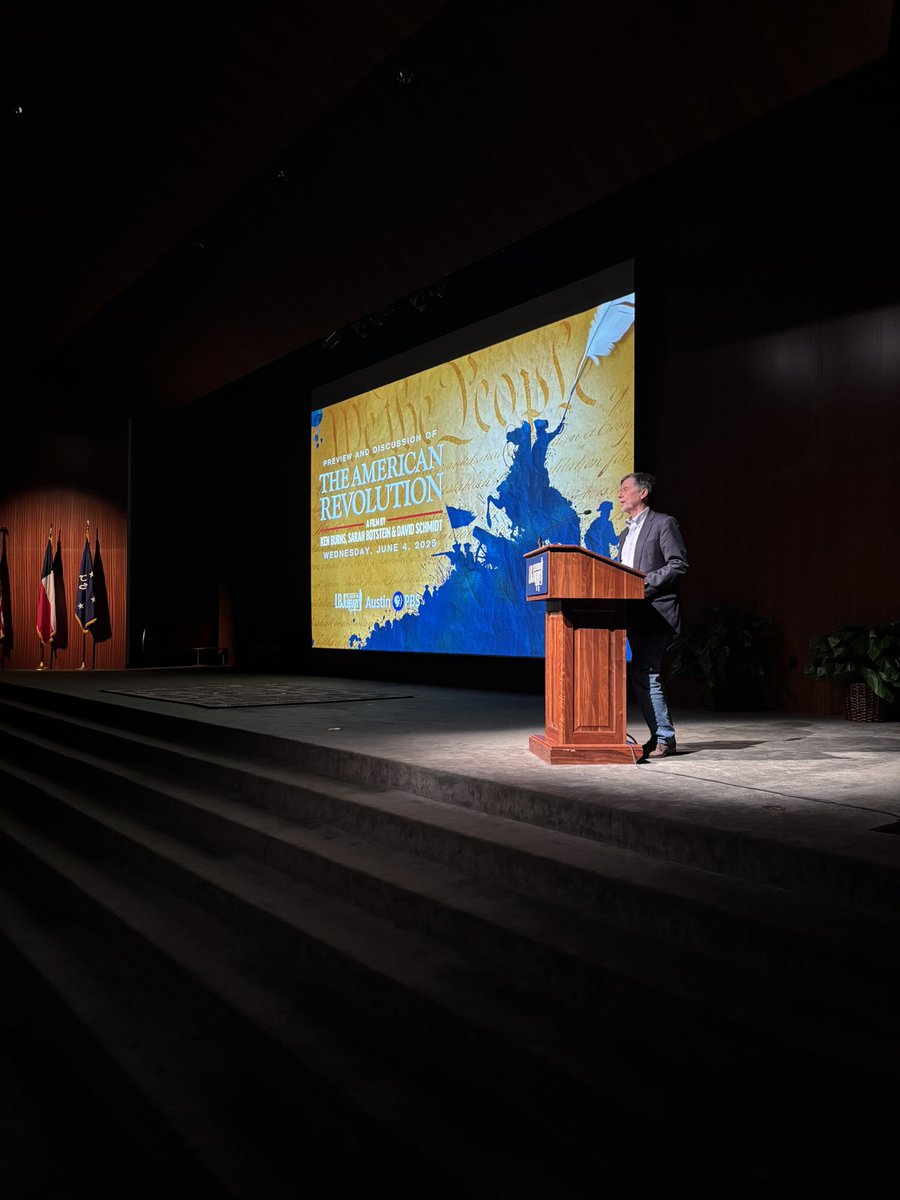 KenBurns's tweet image. Thank you @austinpbs and @LBJLibrary. Can’t wait to share #AmericanRevolutionPBS with country starting 11/16.