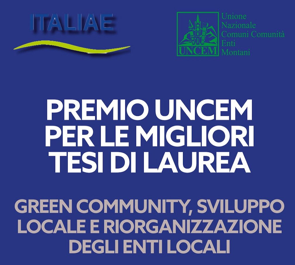 CapCoe2127's tweet image. #Premio UNCEM per le migliori tesi di laurea dedicate allo sviluppo delle aree montane, alle #GreenCommunities e alla riorganizzazione degli #entilocali. 
Info nel Bando pongovernance1420.gov.it/it/premio-unce… 

Scadenza: 30/08/2025