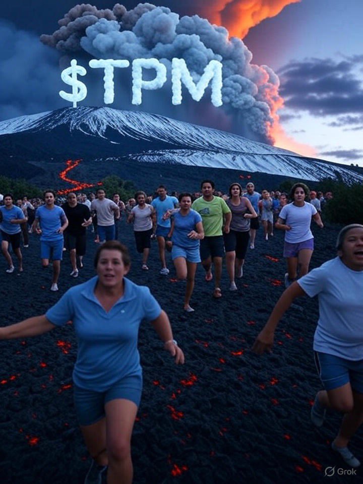 BagX_Bunny's tweet photo. $TPM fam! ๐ณ๏ธ The Etna took National Running Day seriously, making tourists dash for safety โ hope theyโre all okay! $TPM doesnโt run, we just vibe with no purpose! Join @boomdotlol! #ThePerfectMeme #DoNothing #NationalRunningDay #EtnaEruption #Memecoin #BaseChain #CryptoHype #NothingMatters