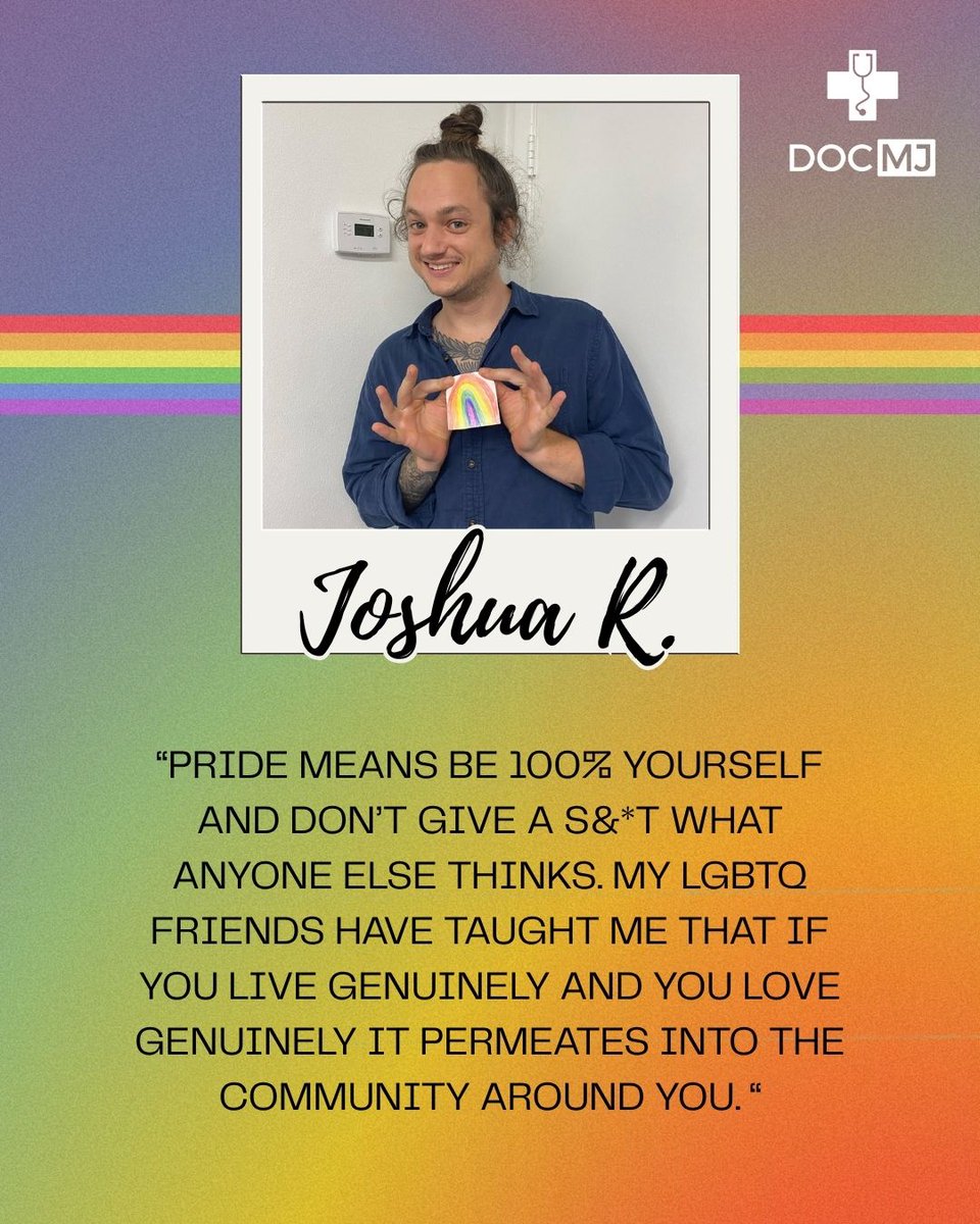 What does pride mean to you? We asked our staff and their answers will definitely leave you inspired! 🌈💖 Check out what our team had to say! #LGBTQ+ #PrideMonth #DocMJ