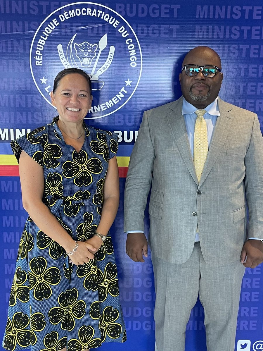 J’ai revu le ministre du budget <a href="/BojiAime/">Aimé BOJI SANGARA (MSc, BSc Honours)</a> pour évoquer la loi rectificative de programmation budgétaire en débat au parlement &amp; les réformes en cours. 

Nous avons aussi évoqué l’importance de projets d’investissement, comme la Zone économique spéciale du #Sud_Ubangi. 

🇧🇪🇨🇩